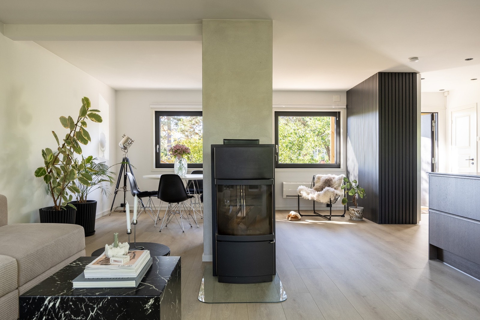 Peisovnen sørger for god og lun oppvarming høst og vinter. Galleribilde