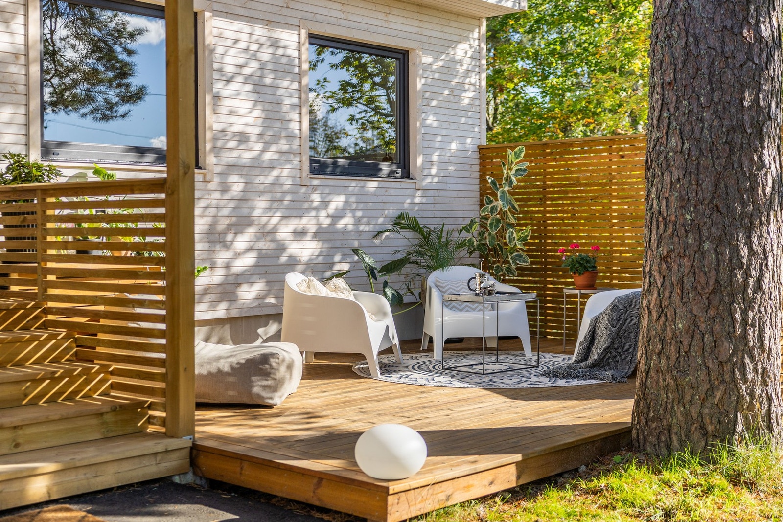 En rålekker enebolig som har gjennomgått store oppgraderinger siden 2023. Galleribilde