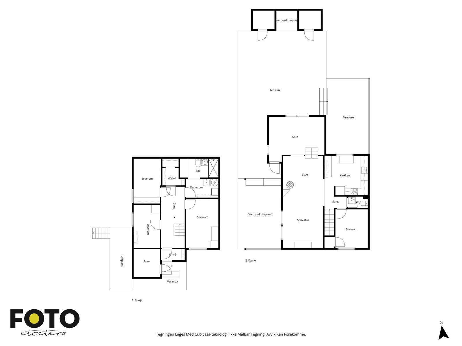 Plantegning hele huset Galleribilde