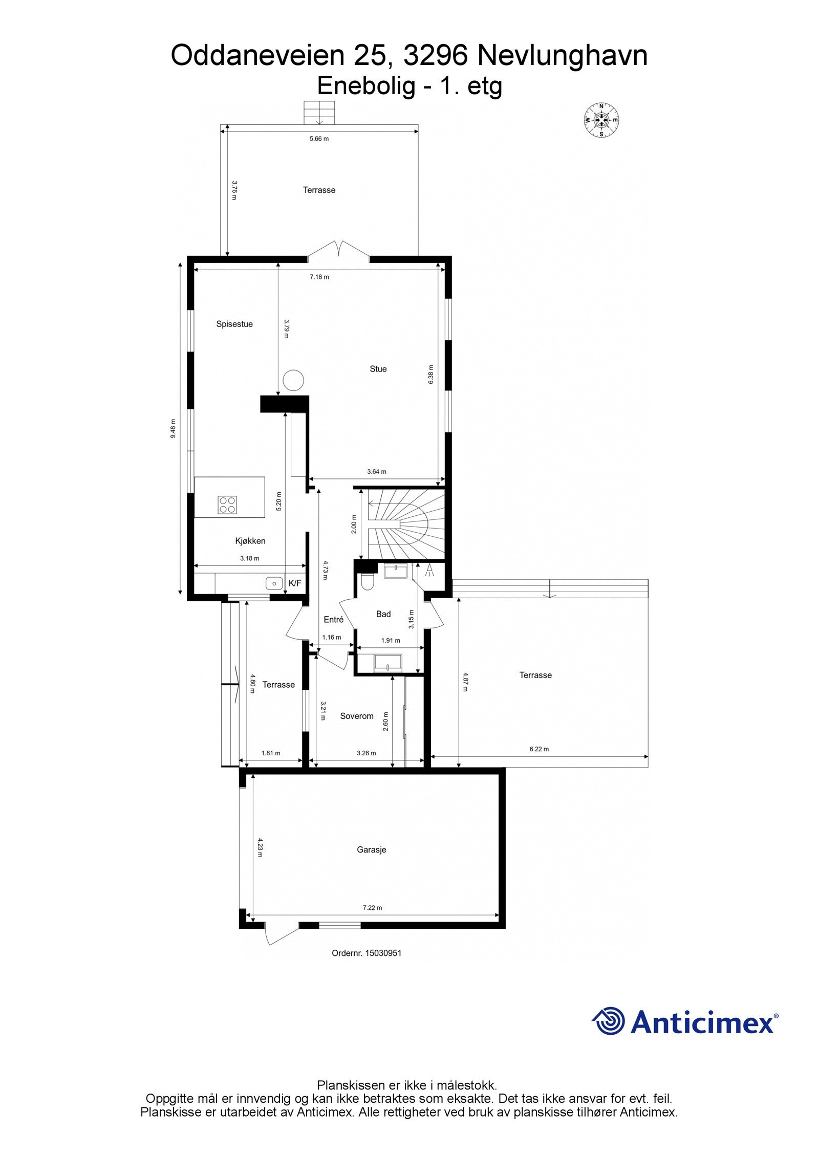 Plantegning 1.etasje. Galleribilde