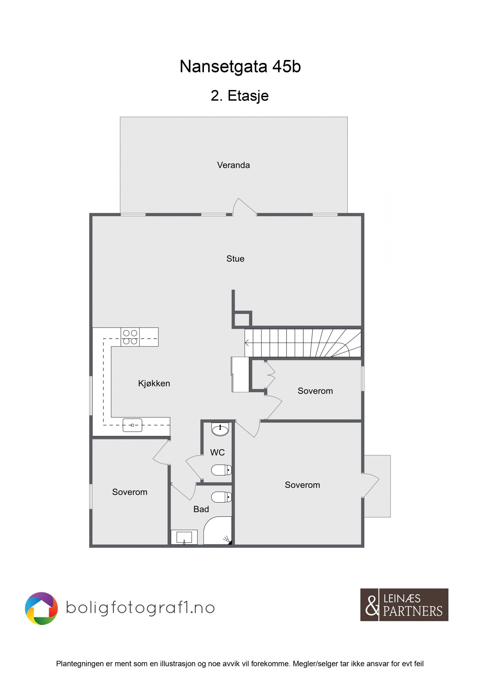 Plantegning 2. etasje Galleribilde