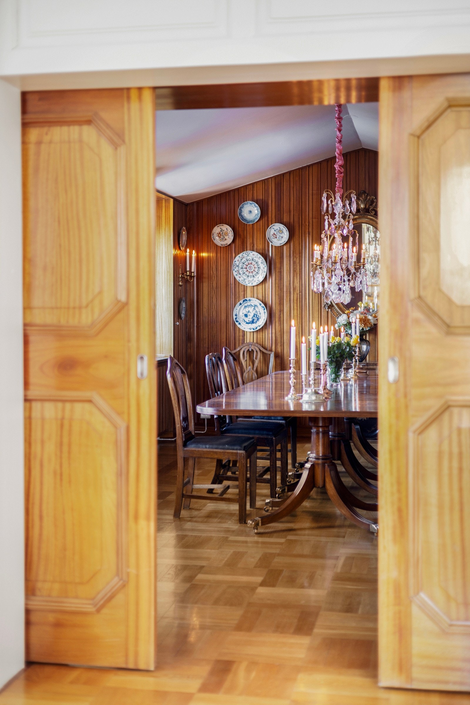 Flotte skyvedører mellom stue og spisestuen Galleribilde