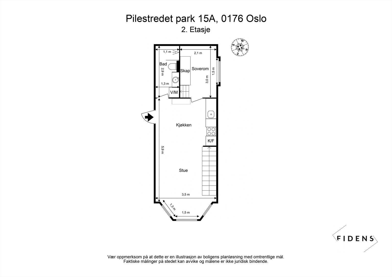 Plantegning (avvik kan forekomme) Galleribilde