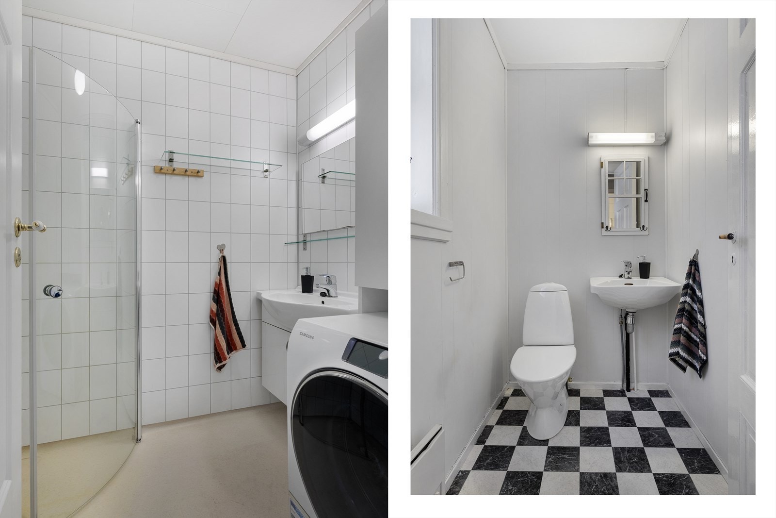 Denne delen har bad/vaskerom og toalett i hovedetasjen. Galleribilde