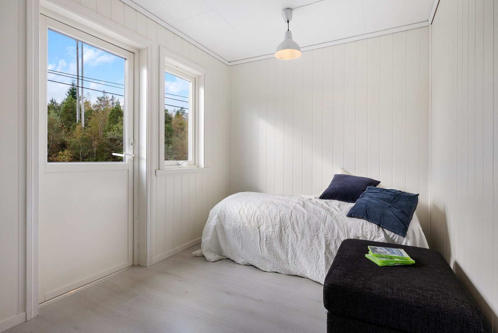 Ett av soverommene er i 1. etasje, resten ligger i 2. etasjen. Galleribilde