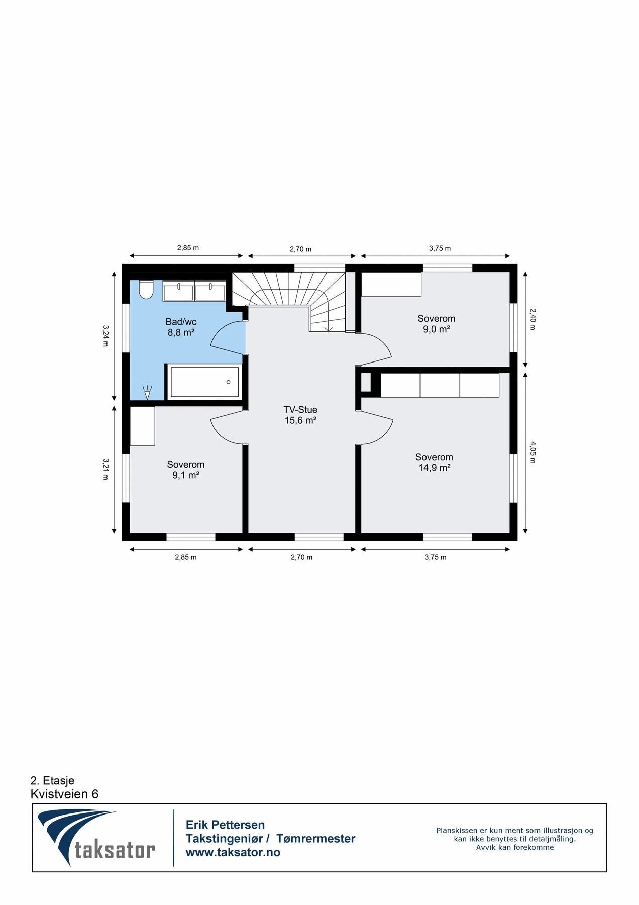 Plantegning 2. Etasje. Galleribilde