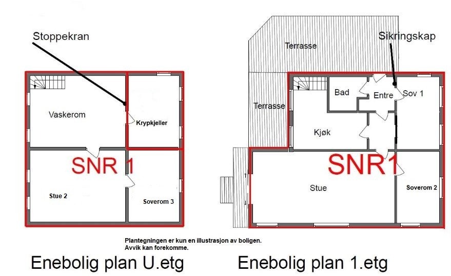 Plantegning. Galleribilde