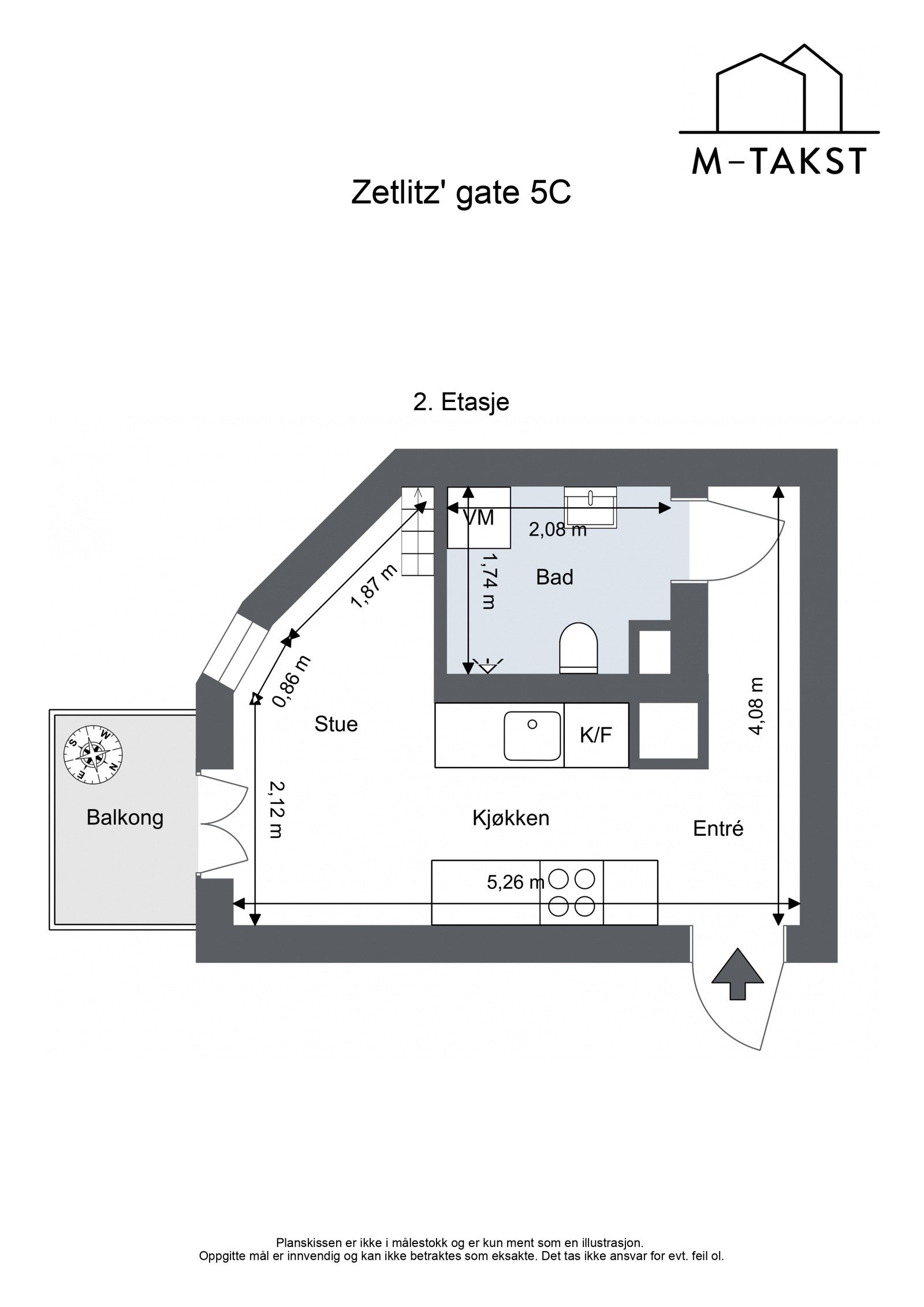 Plantegning - 2. Etasje Galleribilde
