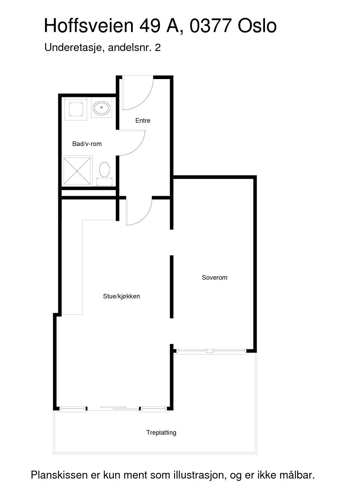 Planskisse Galleribilde