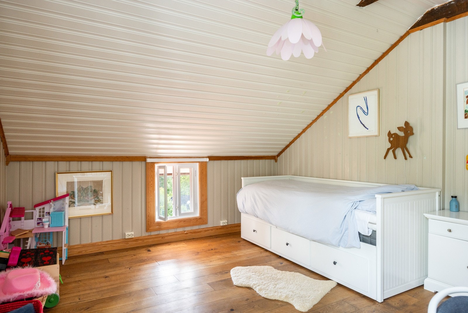 Egner seg både som barnerom, gjesterom eller hjemmekontor. Galleribilde