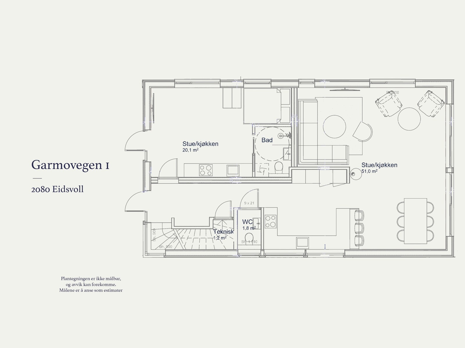 Plantegning | 1. etasje Galleribilde