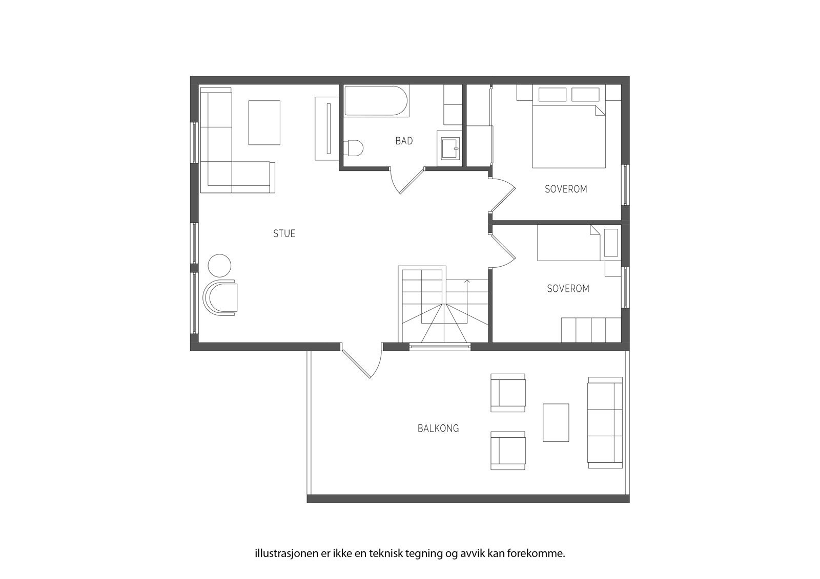 2. etasje. Galleribilde