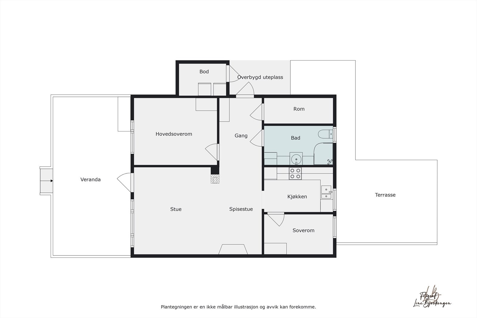 Effektiv og god planløsning Galleribilde