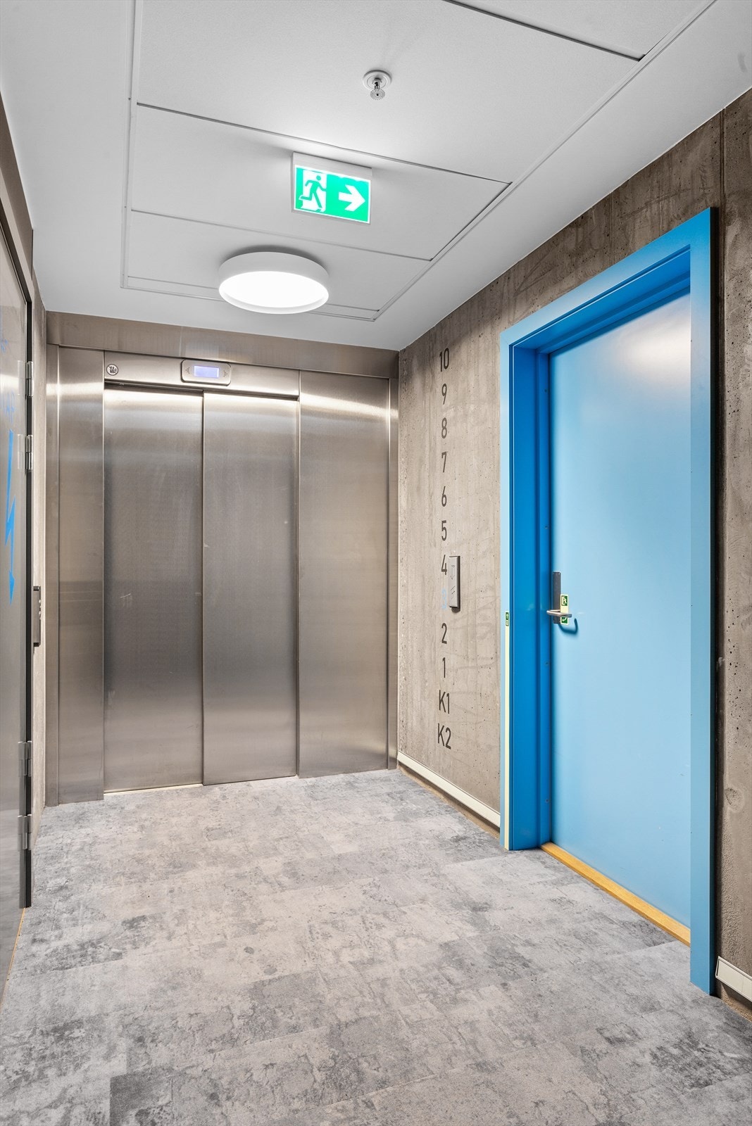 Heis i bygget. Galleribilde