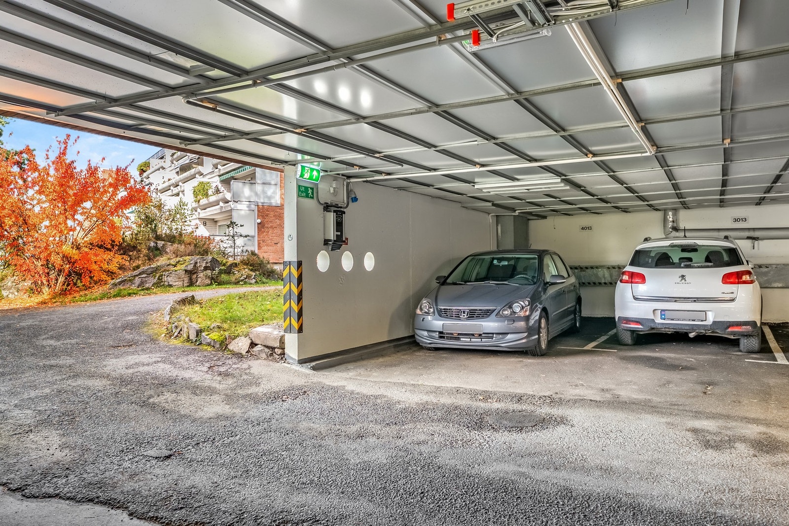 Det medfølger garasjeplass med mulighet for EL-lader. Galleribilde