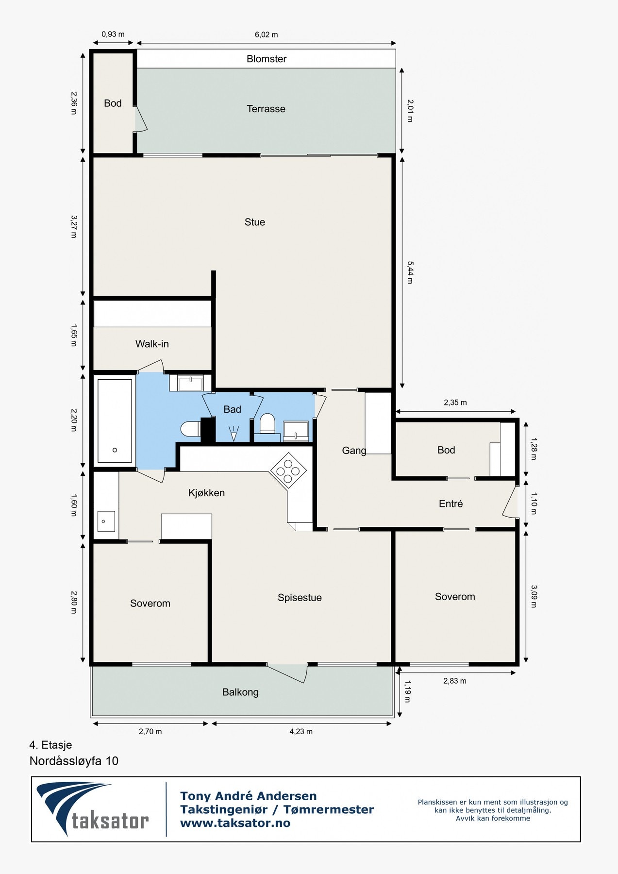 Romslig og familievennlig leilighet med mulighet for ekstra soverom Galleribilde