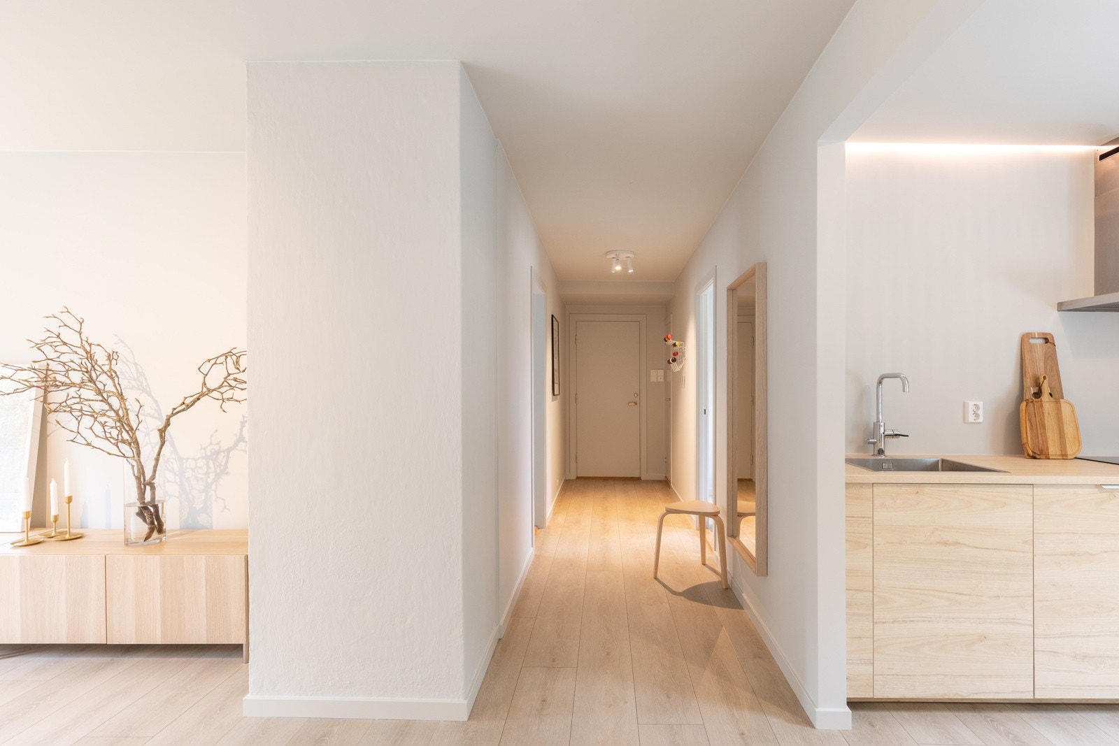 La oss gå tilbake mot soverommene og badet. Galleribilde