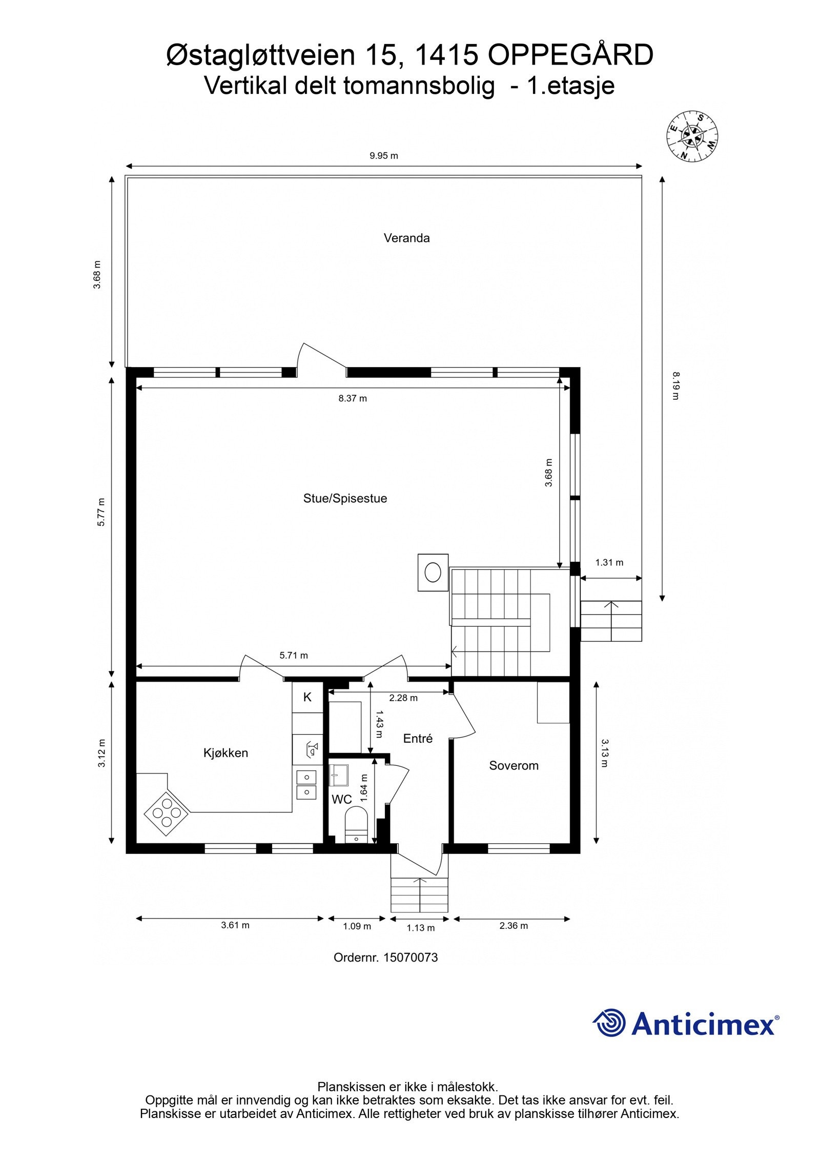 Plan 1. etasje Galleribilde