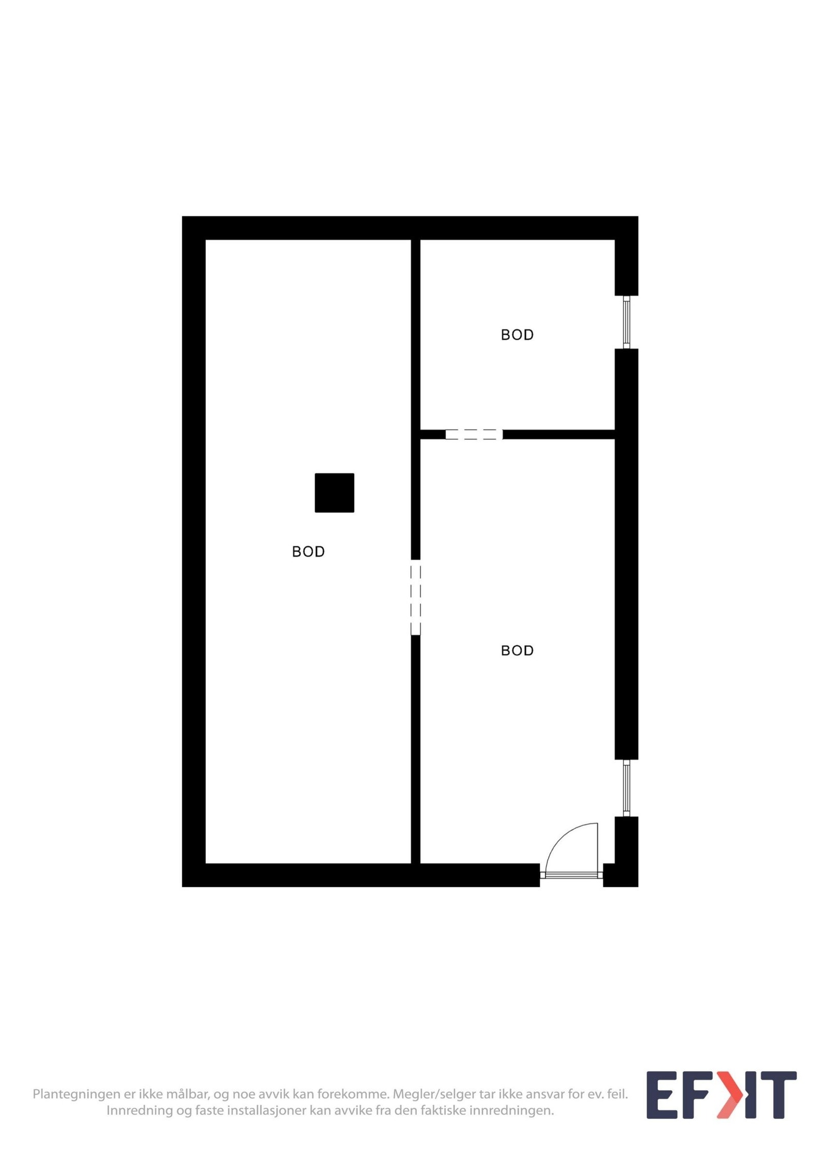 Plantegning kjeller Galleribilde