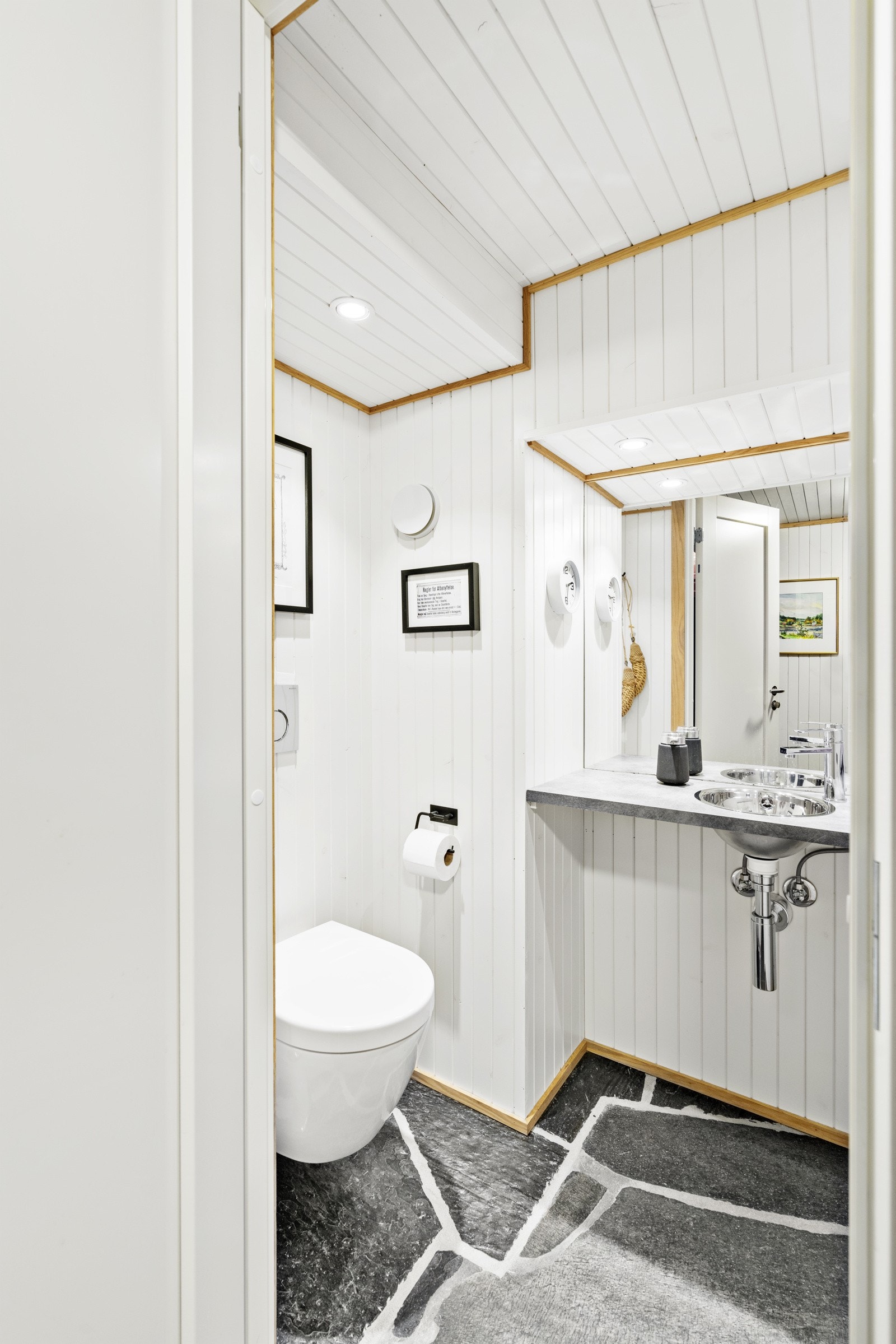 Gjestetoalett i kjeller Galleribilde