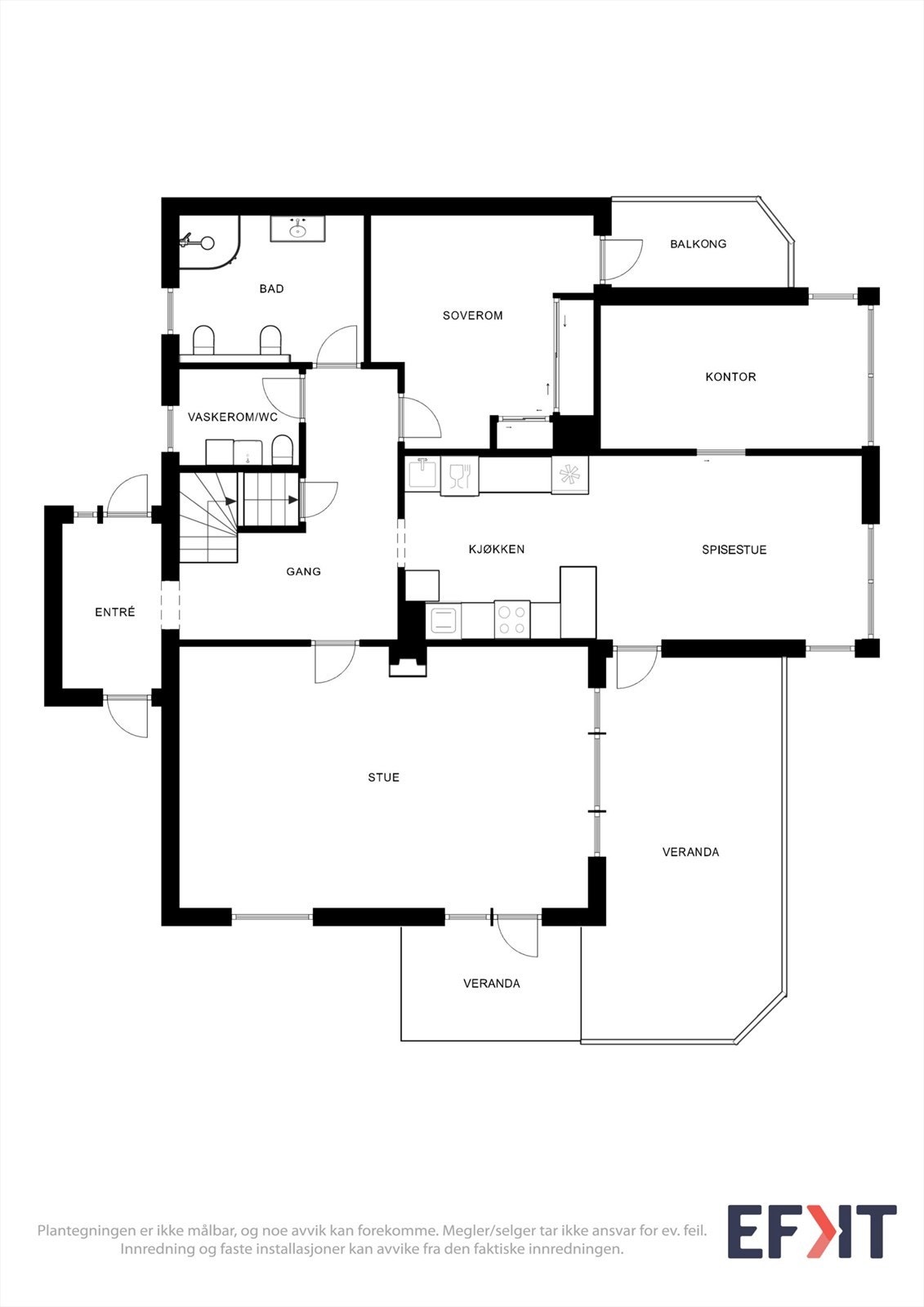 Planteikning h.etg. Galleribilde