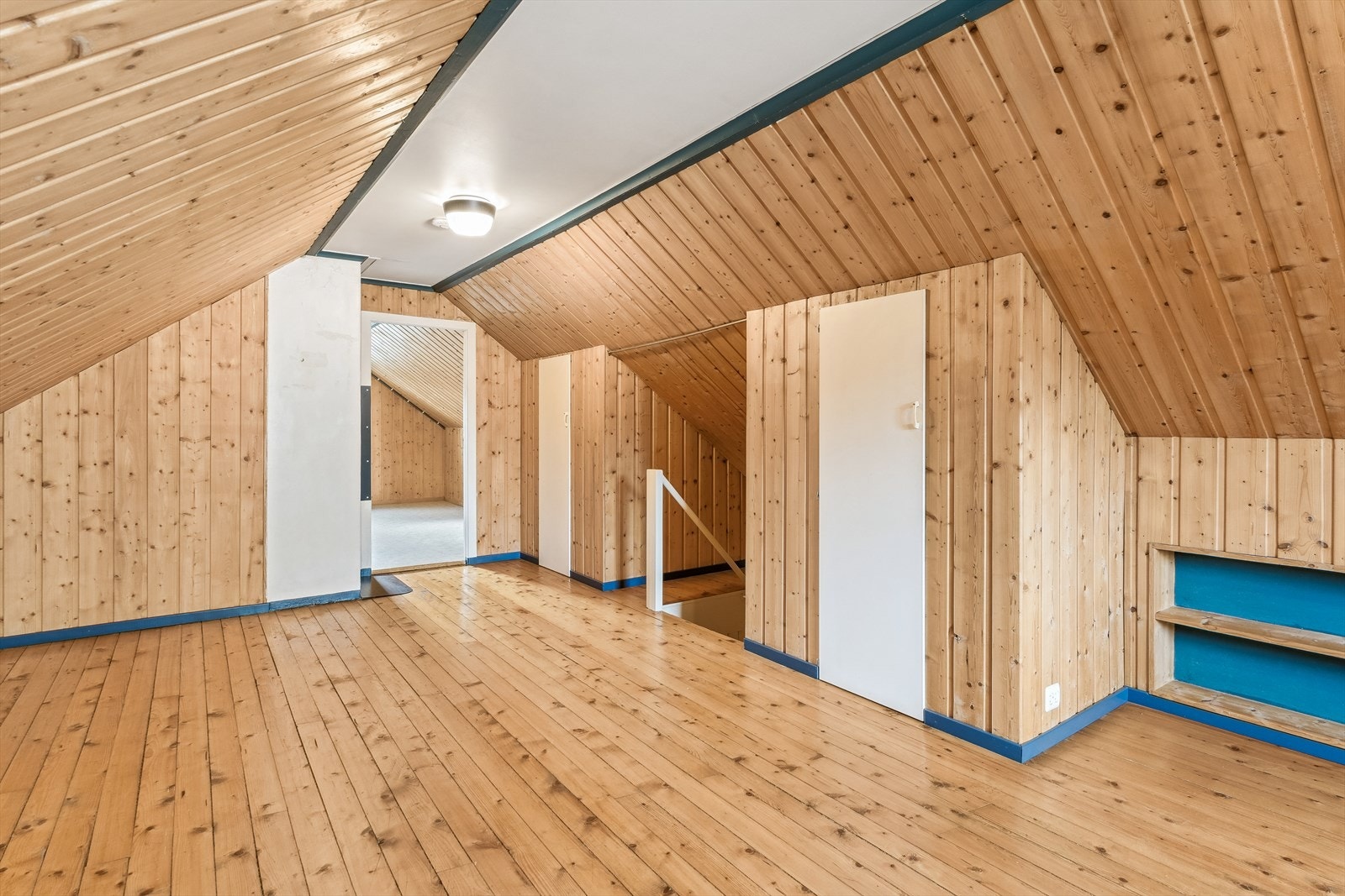 Kanskje kan du dele av, og lage eit ekstra rom om ein heller ynskjer det? Galleribilde