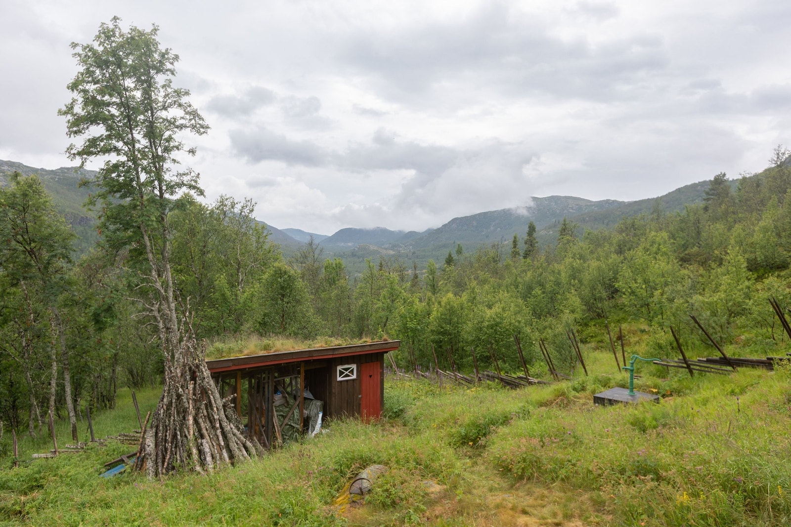 Utedo og brønn Galleribilde