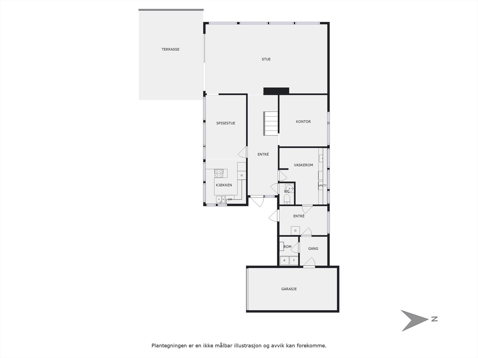 Planskisse | 1. etasje Galleribilde