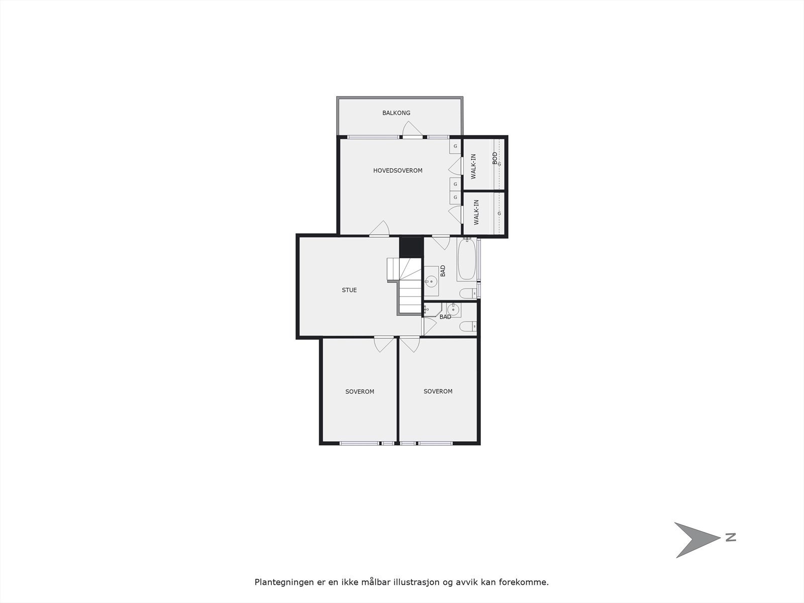 Planskisse | 2. etasje Galleribilde