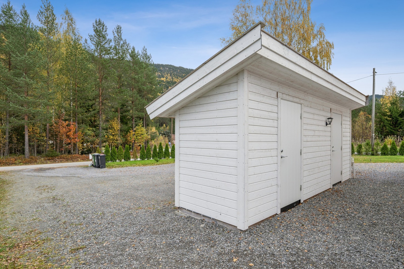 Utvendig bod for ytterligere lagring. Galleribilde