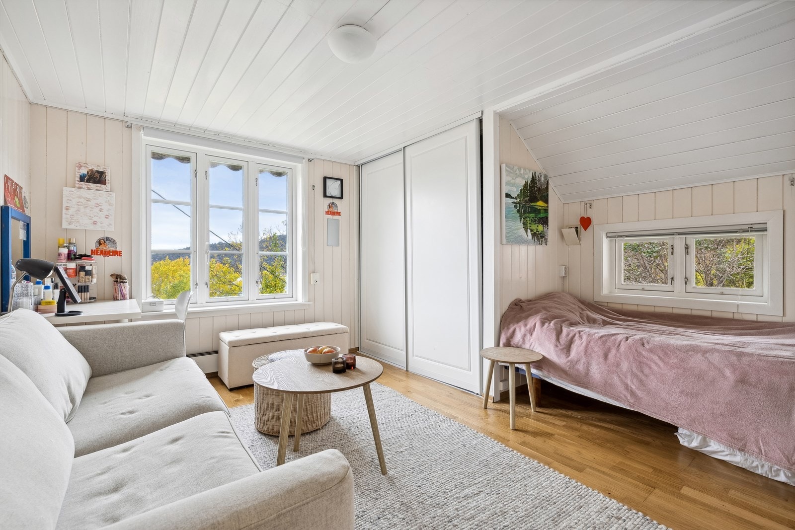 Soverommet i første etasje har en god størrelse. Galleribilde