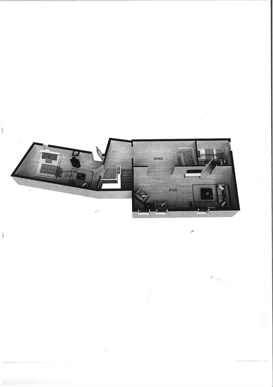 Plantegning 2. etasje Galleribilde