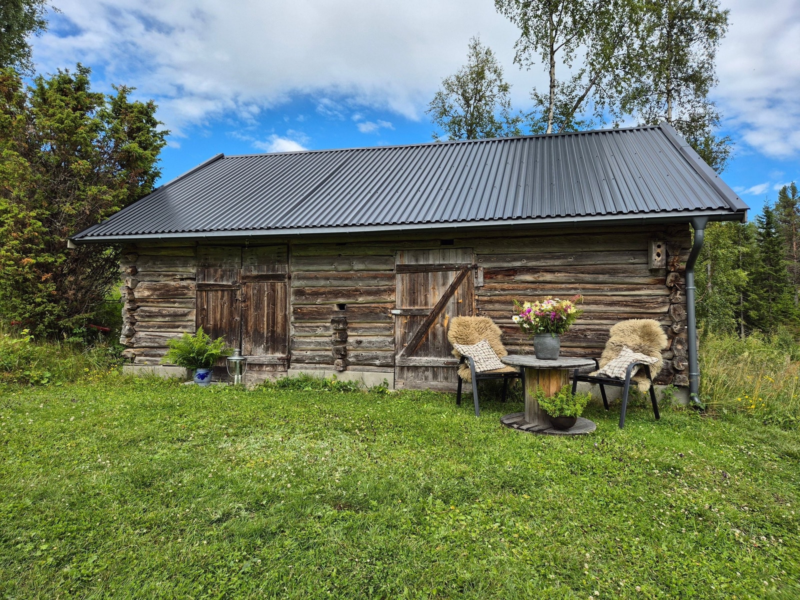 Koselig uteplass. Galleribilde