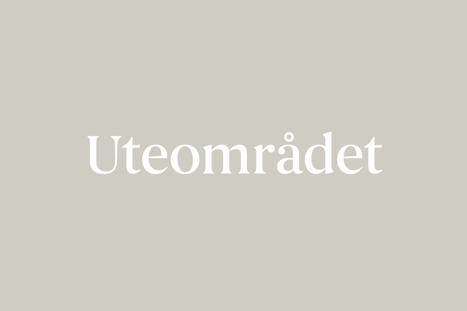 Uteområdet. Galleribilde