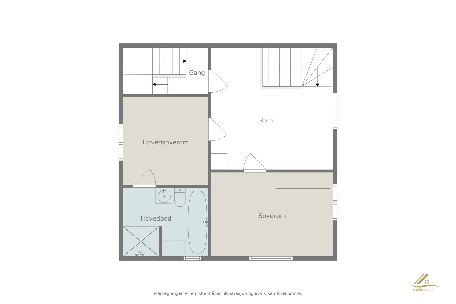 Plantegning 2. etasje. Galleribilde