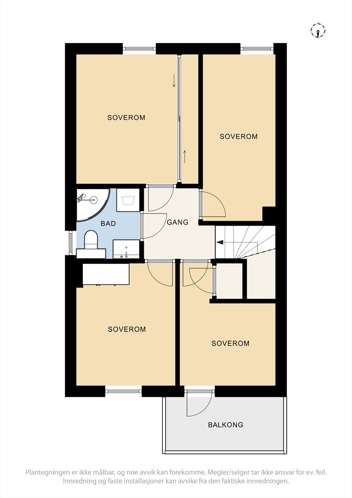 Plantegning 2. etasje. Galleribilde