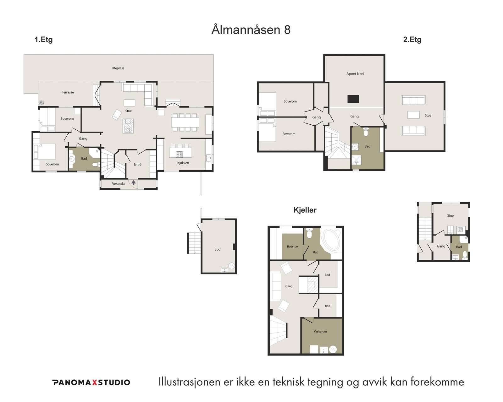 Plantegning. Galleribilde
