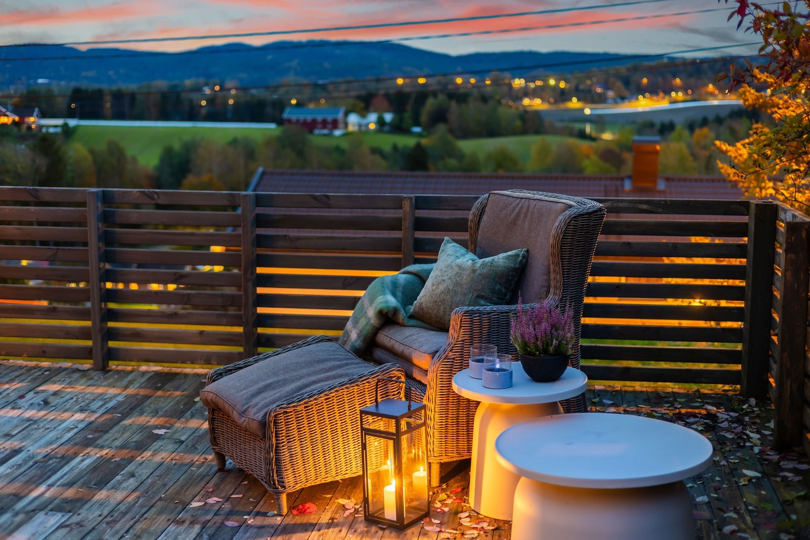 Her kan man nyte en flott utsikt. Galleribilde