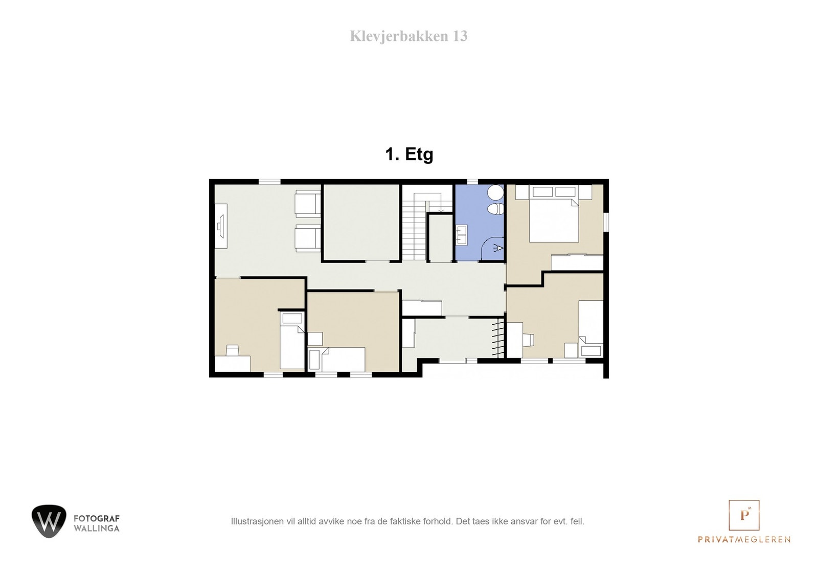 Plantegning underetasje. Galleribilde