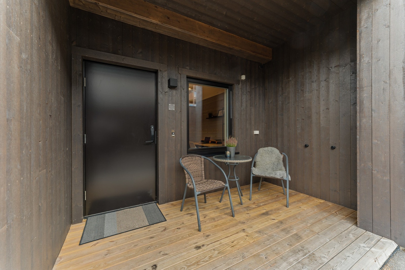 Koselig og innbydende inngangsparti. Galleribilde