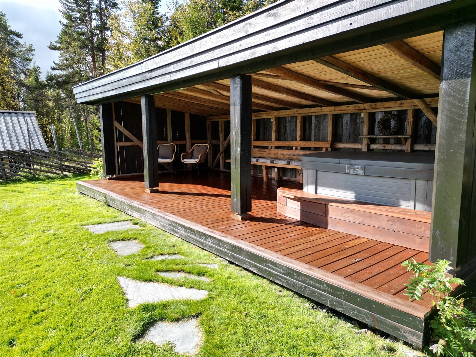 Her kan det dekkes på med langbord for å samle venner og familie. Galleribilde