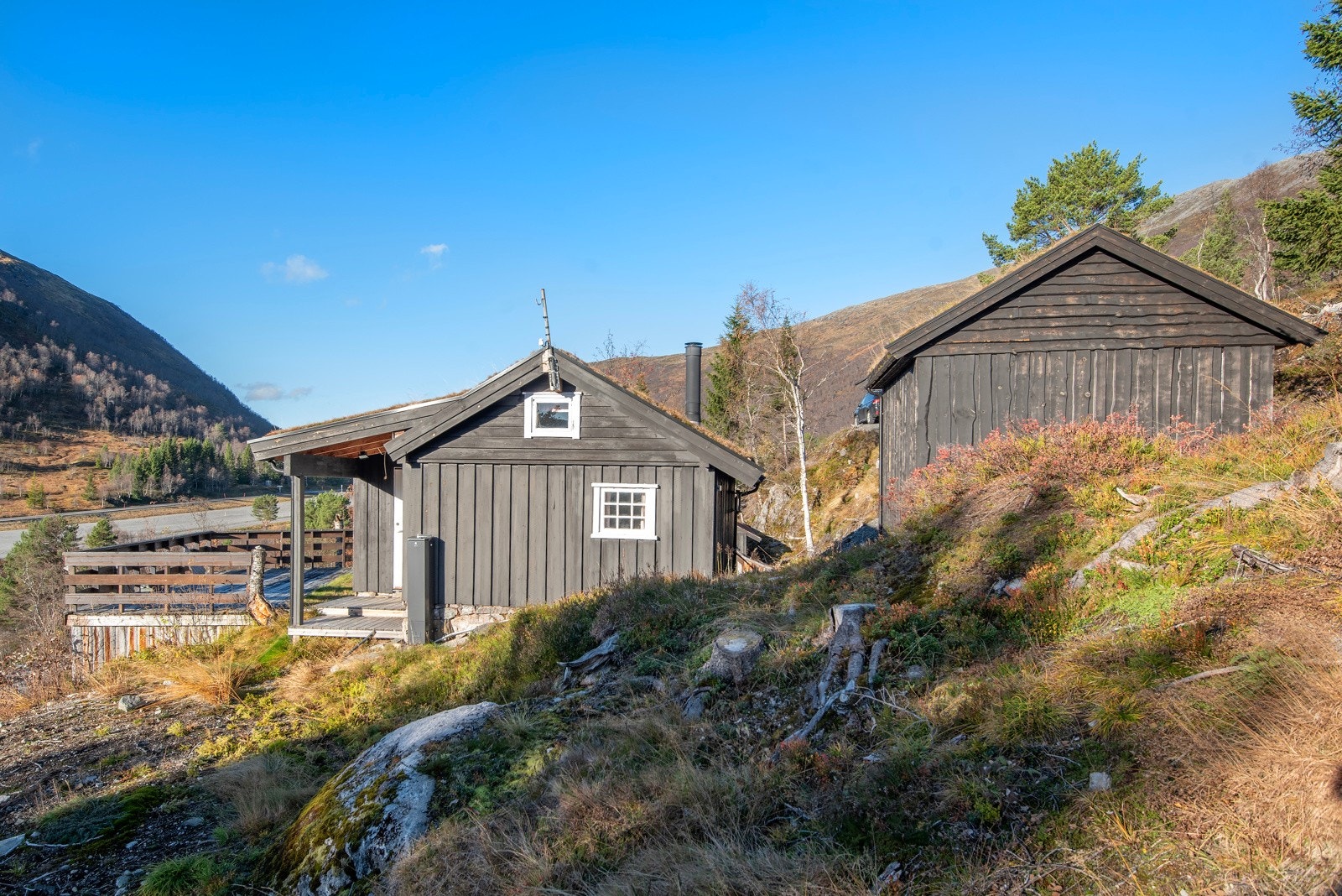 Flotte turområder i nærområdet sommer som vinter. Galleribilde
