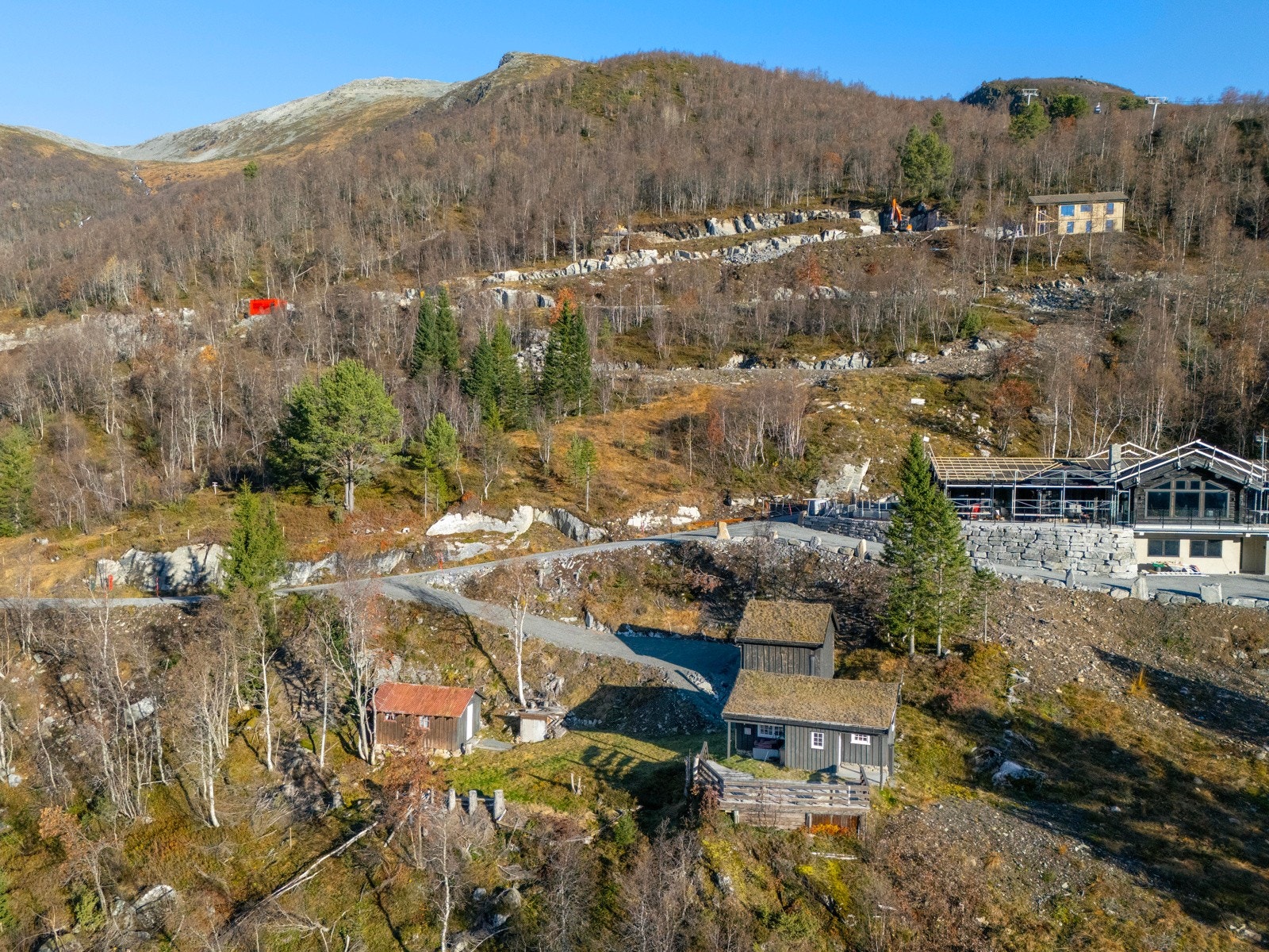 Hytta ligger svært sentralt til i forhold til skitrekk og turløyper. Galleribilde
