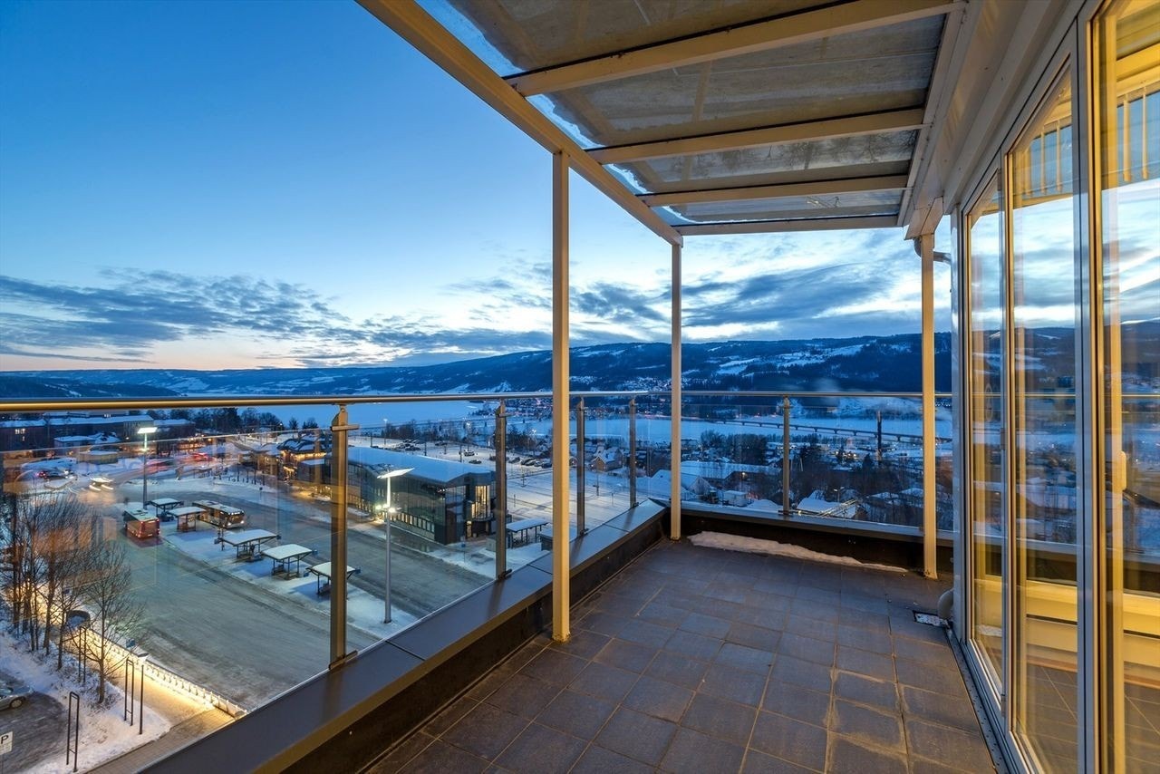 Utsikt fra terrasse Galleribilde