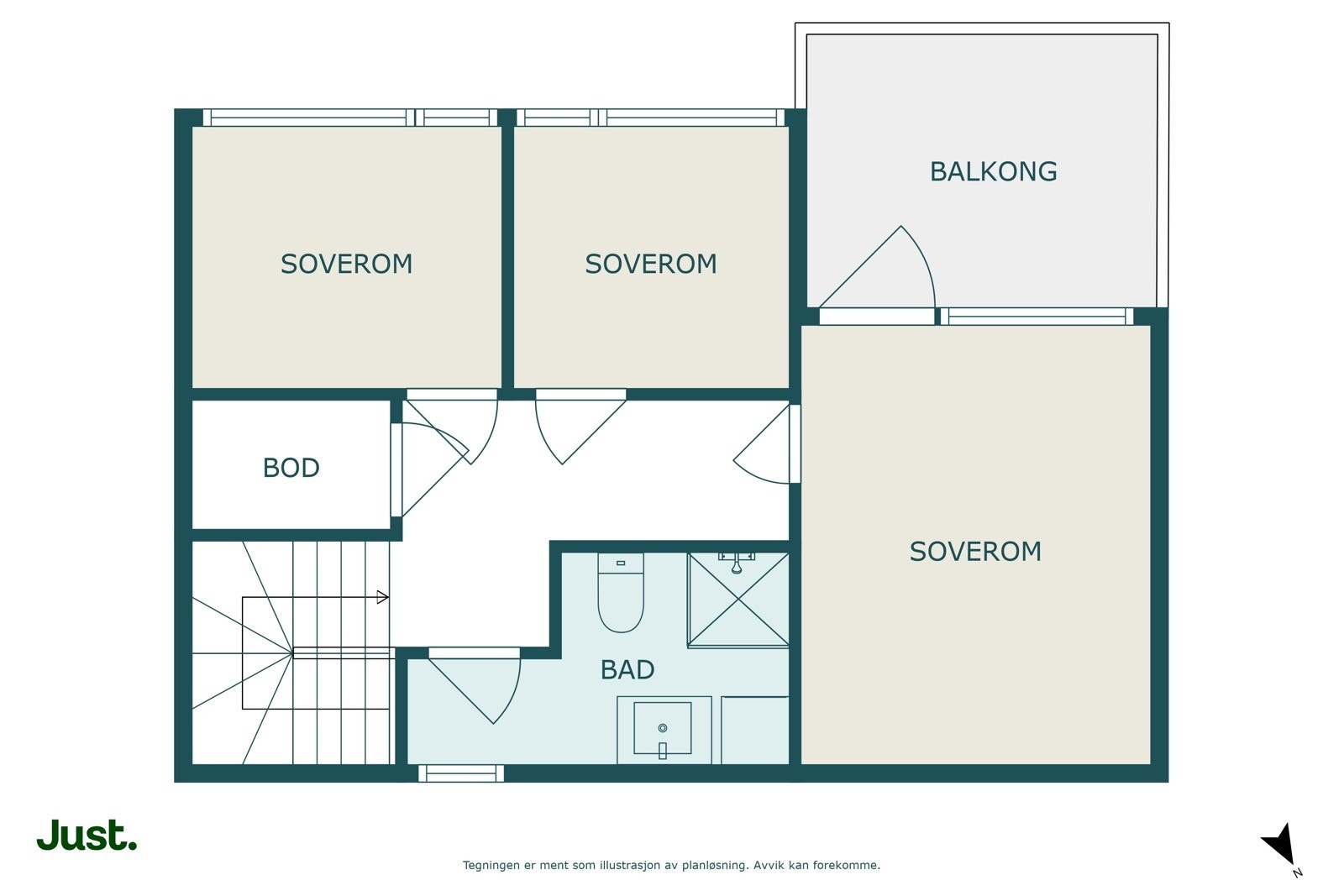 Planskisse 2.Etasje.
