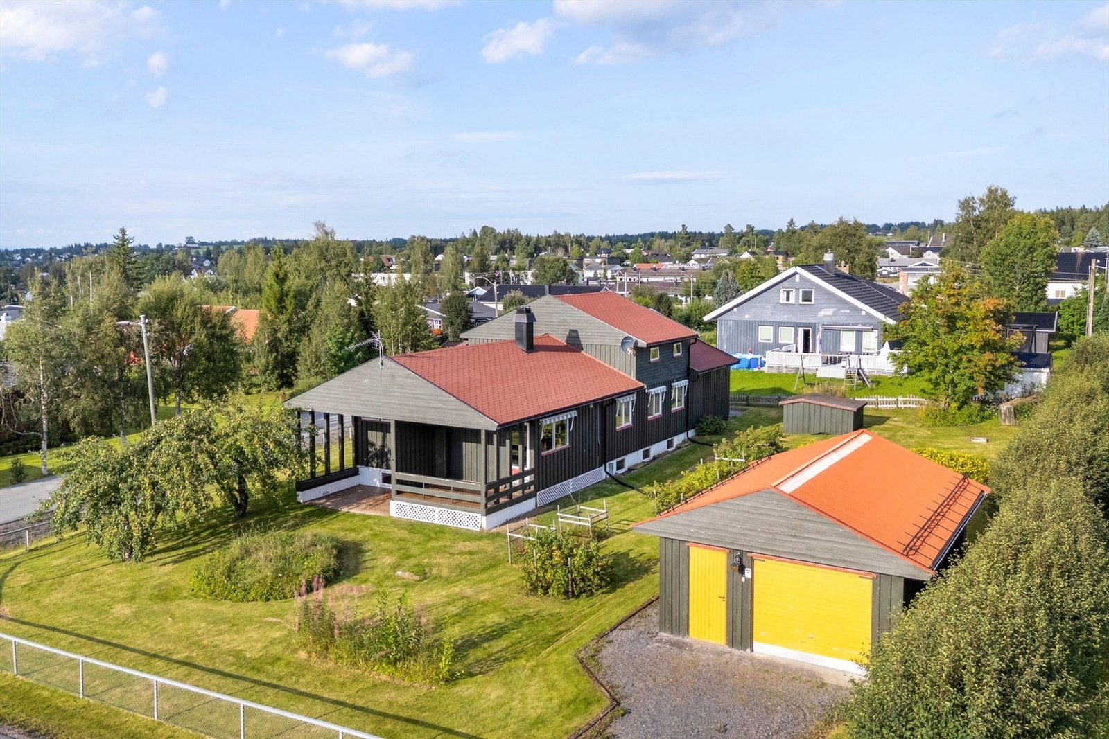 Grimås er av de mest populære områdene på Raufoss. Galleribilde