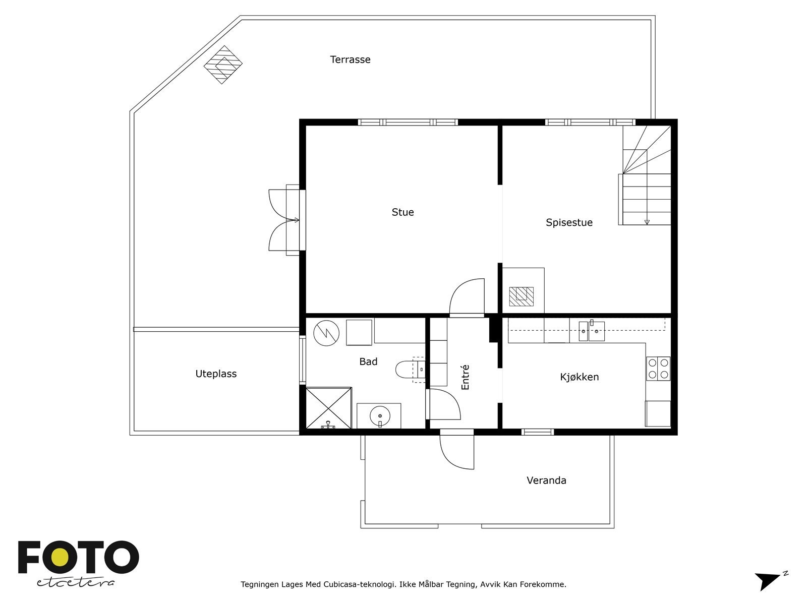 Veiledende planskisse 1. etasje. Ikke målbar Galleribilde