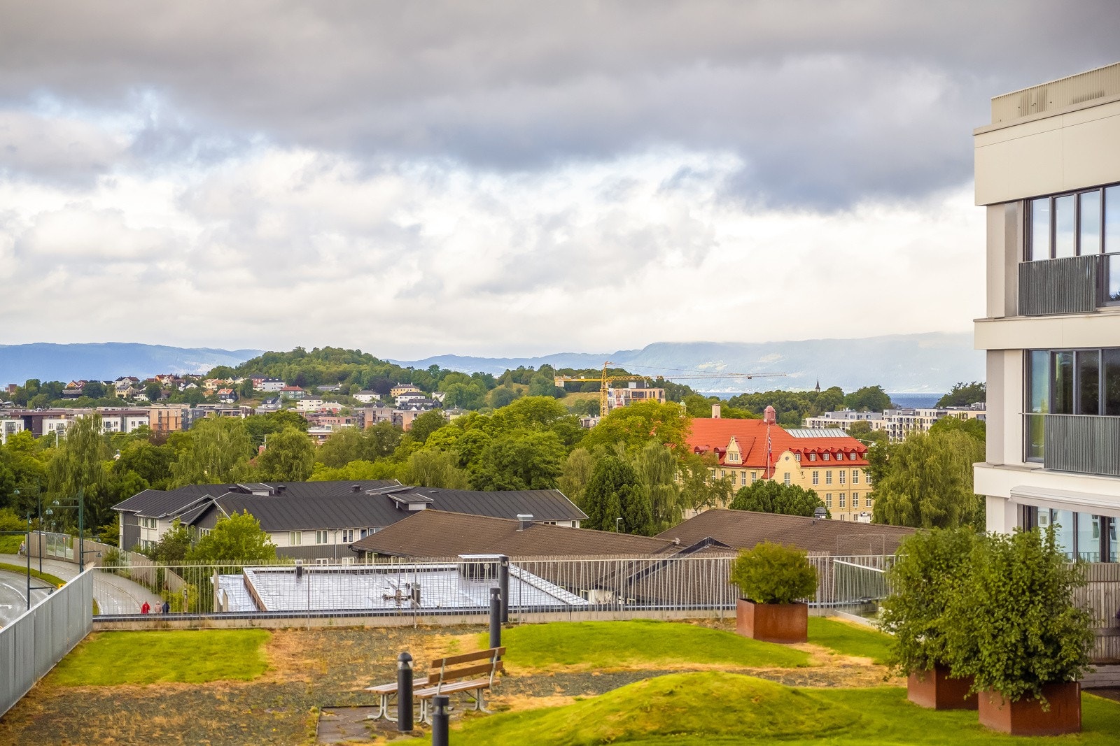 Flott utsikt mot Lade og byen. Galleribilde