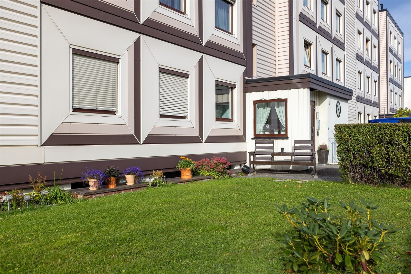 Pene og velstelte felles uteområder. Galleribilde