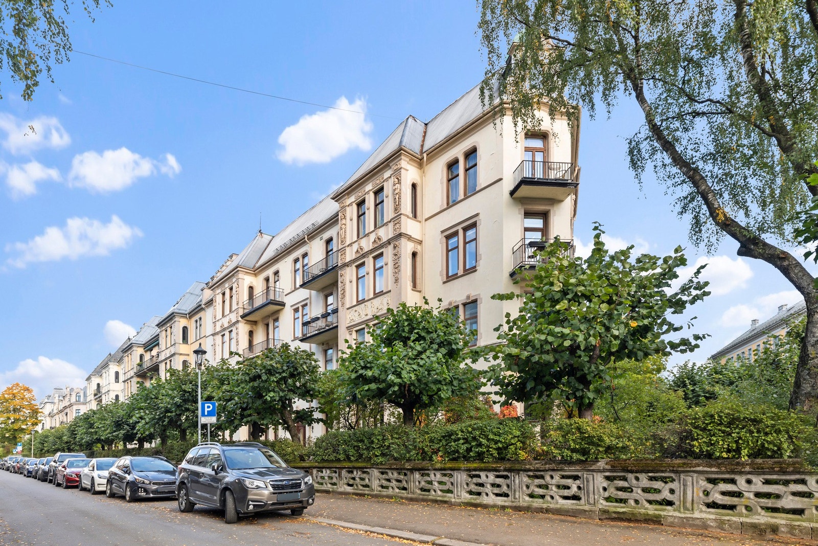 Fasade mot Oscars gate